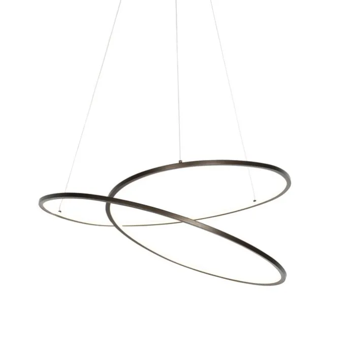 Design Hängelampe Bronze 72 cm inkl. LED 3-stufig dimmbar - Rowan