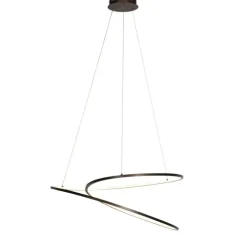 Design Hängelampe Bronze 72 cm inkl. LED 3-stufig dimmbar - Rowan