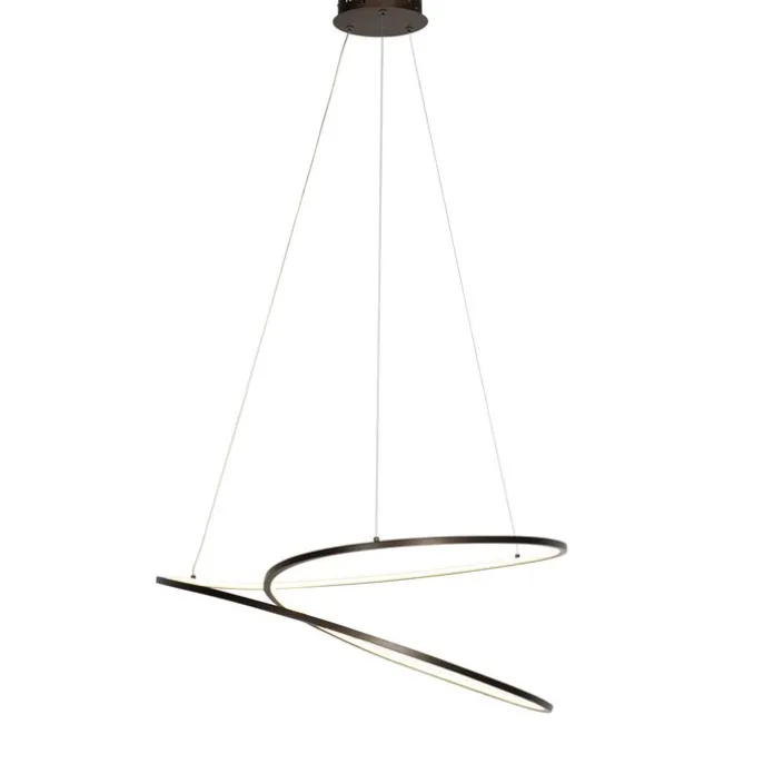 Design Hängelampe Bronze 72 cm inkl. LED 3-stufig dimmbar - Rowan