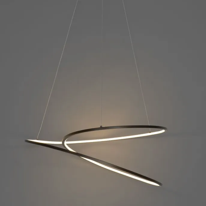 Design Hängelampe Bronze 72 cm inkl. LED 3-stufig dimmbar - Rowan