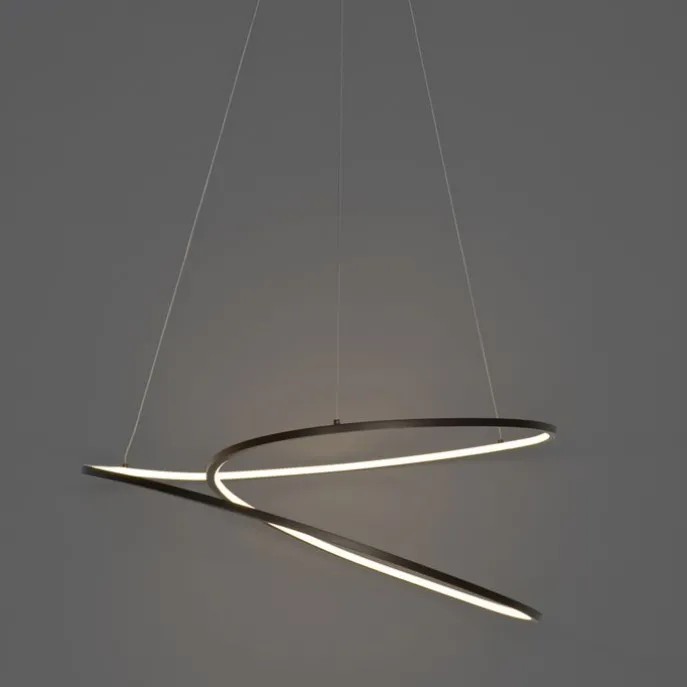 Design Hängelampe Bronze 72 cm inkl. LED 3-stufig dimmbar - Rowan