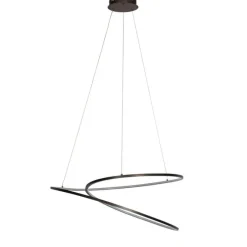 Design Hängelampe Bronze 72 cm inkl. LED 3-stufig dimmbar - Rowan
