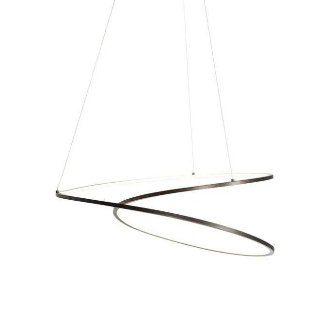 Design Hängelampe Bronze 72 cm inkl. LED 3-stufig dimmbar - Rowan