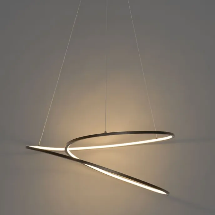 Design Hängelampe Bronze 72 cm inkl. LED 3-stufig dimmbar - Rowan
