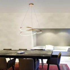 Design Hängelampe Gold 72 cm inkl. LED dimmbar - Rowan