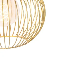 Design Hängelampe gold - Schneebesen