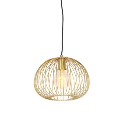 Design Hängelampe Gold - Wire Dough