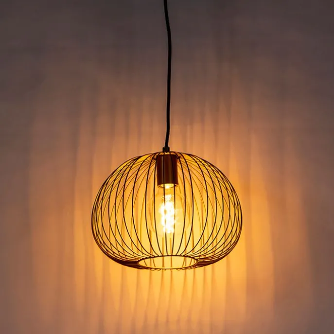 Design Hängelampe Gold - Wire Dough