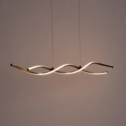 Design Hängelampe Gold inkl. LED dimmbar - Zina