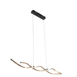 Design Hängelampe Gold inkl. LED dimmbar - Zina