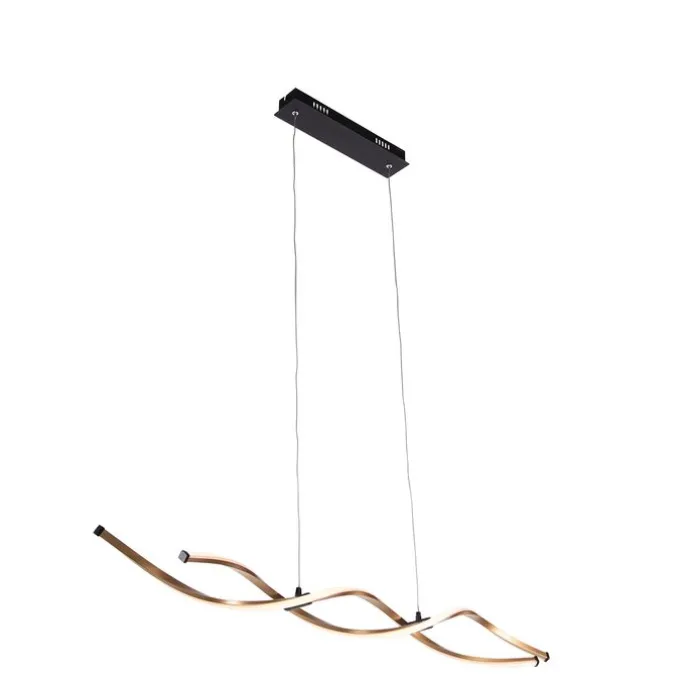 Design Hängelampe Gold inkl. LED dimmbar - Zina