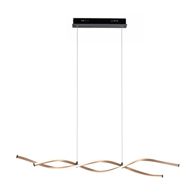 Design Hängelampe Gold inkl. LED dimmbar - Zina