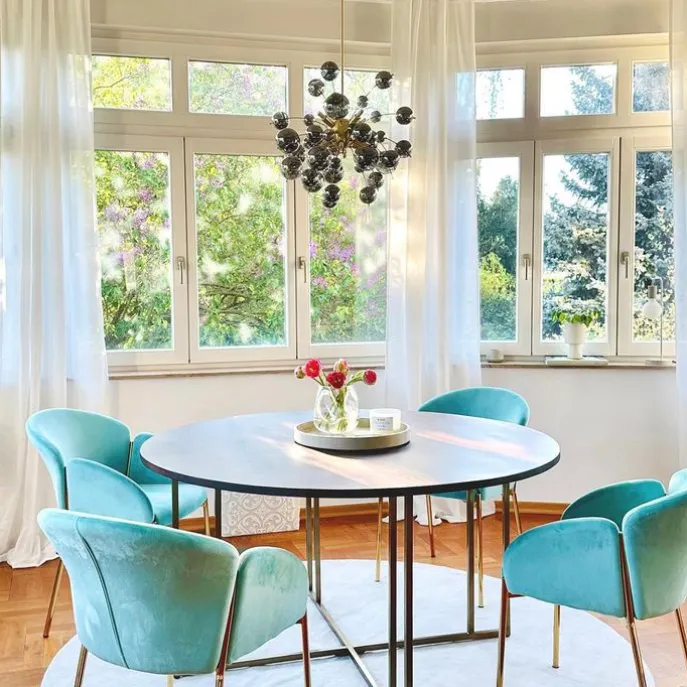 Design Hängelampe Messing mit Rauchglas 8 Lichter - Explode