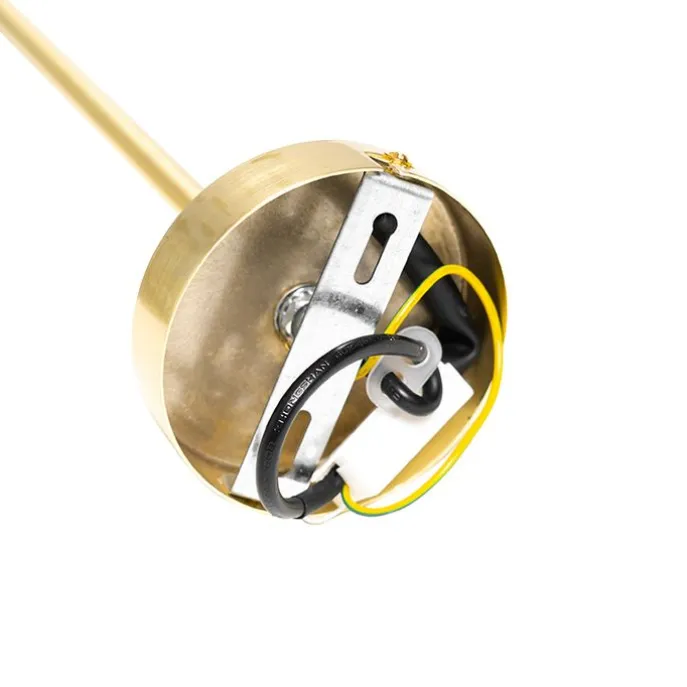 Design Hängelampe Messing mit Rauchglas 8 Lichter - Explode