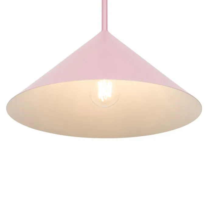Design Hängelampe Rosa Dreieck - Triangolo