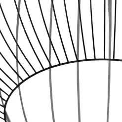 Design Hängelampe rund schwarz 70 cm - Wire Dos