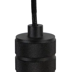 Design Hängelampe schwarz 5-flammig - Cavalux