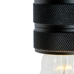 Design Hängelampe schwarz 5-flammig - Cavalux