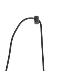 Design Hängelampe schwarz mit Rauchglas 3-Licht 226 cm - Qara