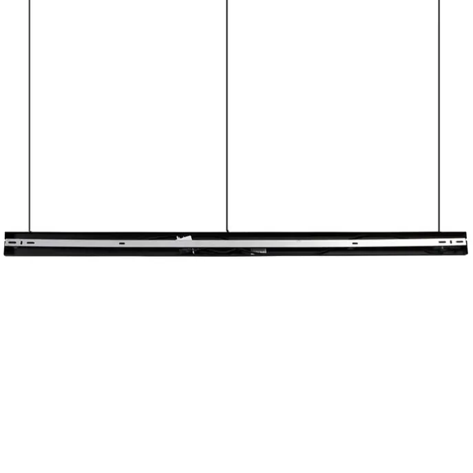 Design Hängelampe schwarz mit Rauchglas 3-Licht 161,5 cm - Qara