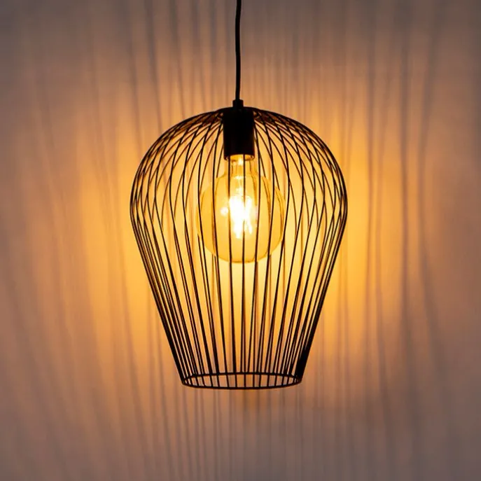 Design Hängelampe schwarz - Wire Ario