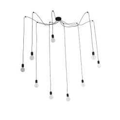 Design Hängelampe schwarz 9 flammig - Cavalux