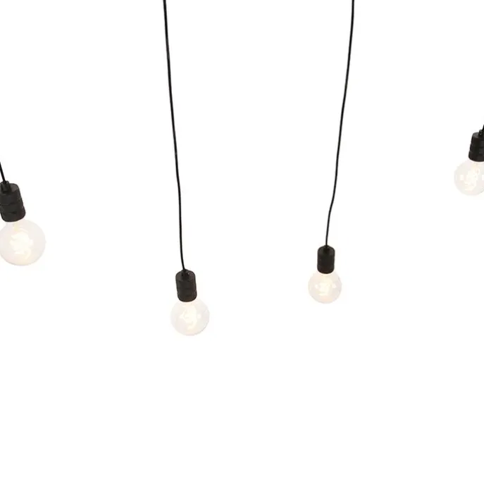 Design Hängelampe schwarz 9 flammig - Cavalux