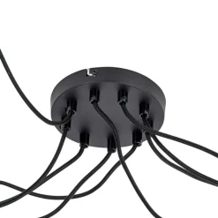 Design Hängelampe schwarz 9 flammig - Cavalux