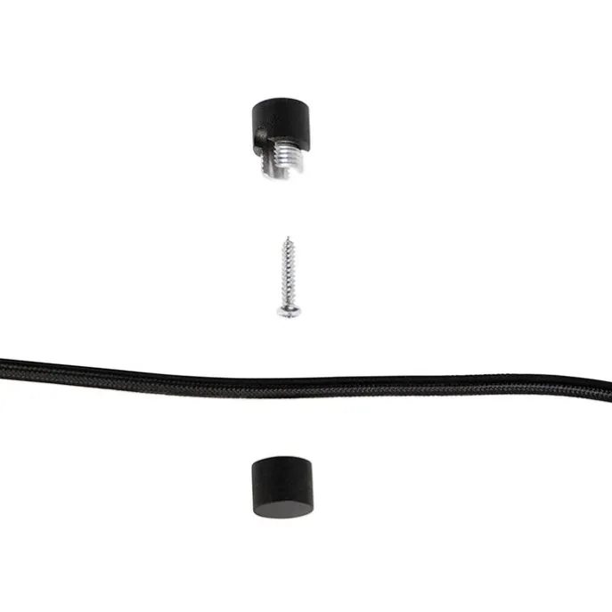 Design Hängelampe schwarz 9 flammig - Cavalux