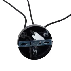 Design Hängelampe schwarz mit Braunglas 3-Licht 226 cm - Qara