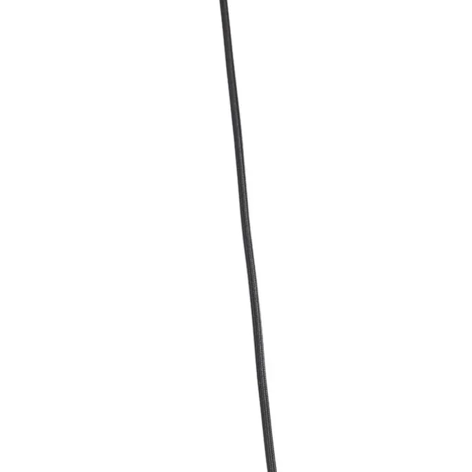 Design Hängelampe schwarz mit Braunglas 3-Licht 226 cm - Qara