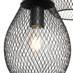 Design Hängelampe schwarz 3-flammig - Raga