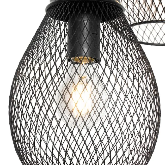 Design Hängelampe schwarz 3-flammig - Raga