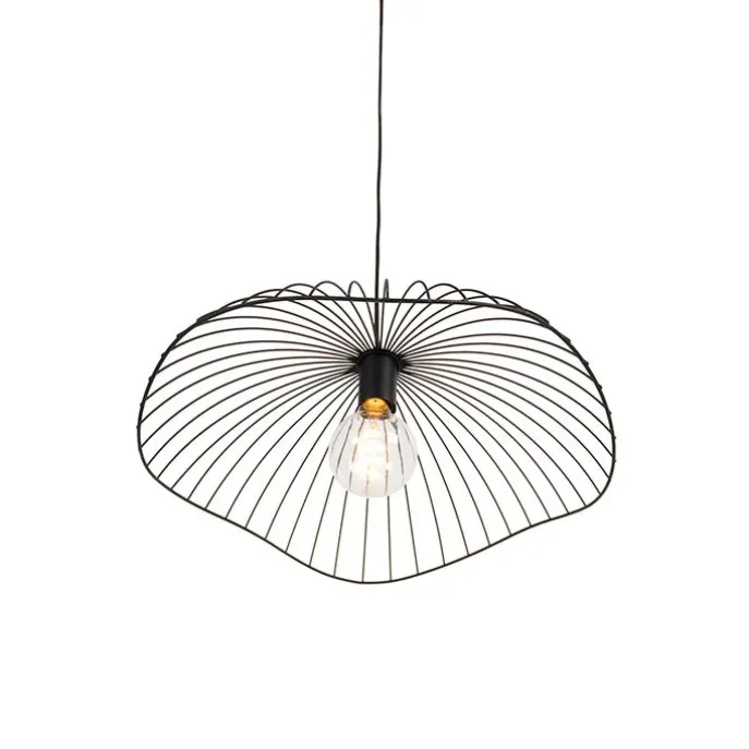 Design Hängelampe Schwarz Draht 50cm - Pua