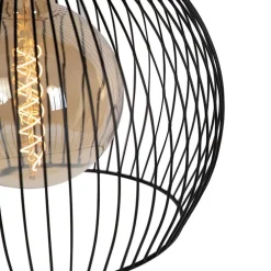 Design Hängelampe schwarz 40 cm - Wire Dos