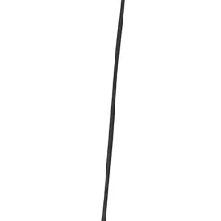 Design Hängelampe schwarz mit Gold mit Rauchglas - Zuzanna