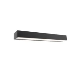 Design längliche Wandleuchte schwarz 60 cm - Houx