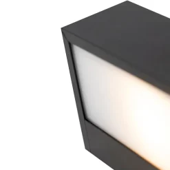 Design längliche Wandleuchte schwarz 60 cm - Houx