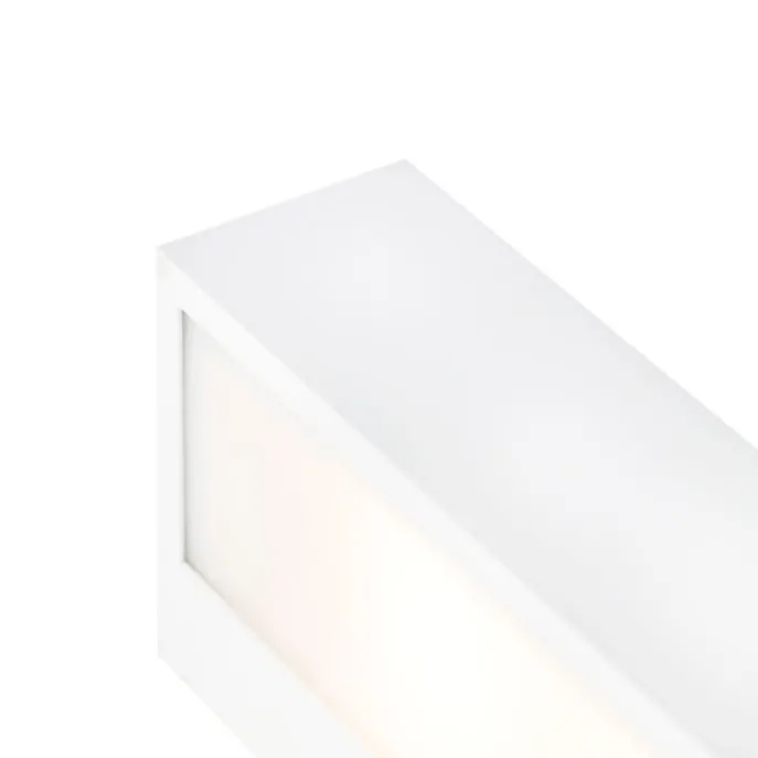 Design längliche Wandleuchte weiß 25 cm - Houx