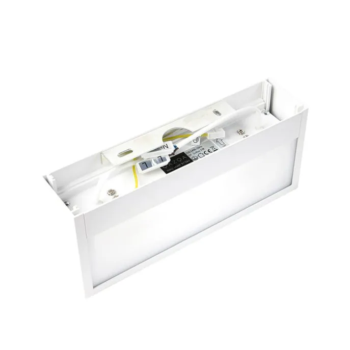 Design längliche Wandleuchte weiß 25 cm - Houx