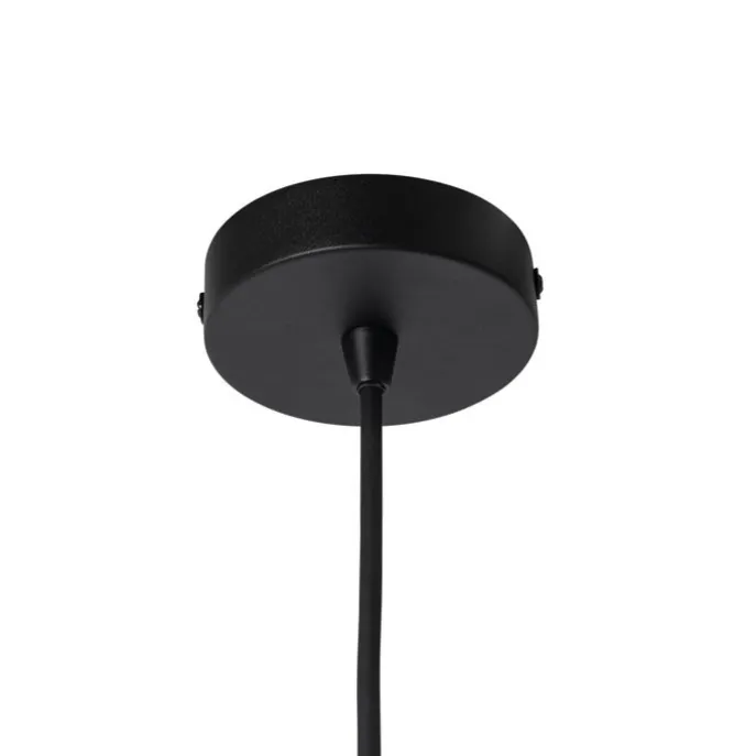 Design Pendelleuchte schwarz mit Opal IP44 - Angela