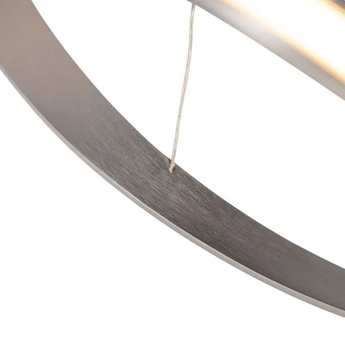 Design Pendelleuchte Stahl dimmbar inkl. LED - Viola Due