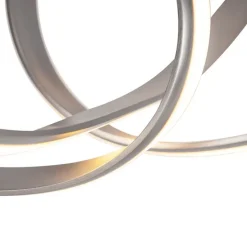 Design Pendelleuchte Stahl dimmbar inkl. LED - Viola Due