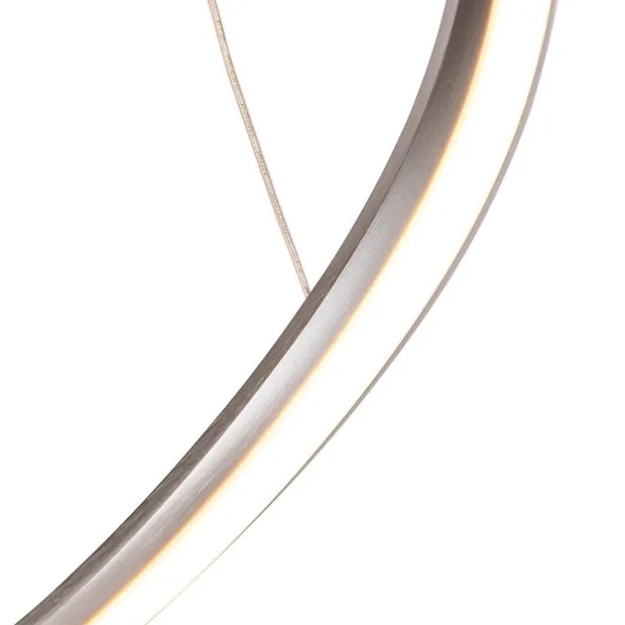 Design Pendelleuchte Stahl dimmbar inkl. LED - Viola Due