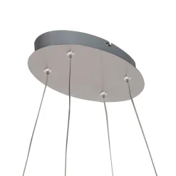 Design Pendelleuchte Stahl dimmbar inkl. LED - Viola Due