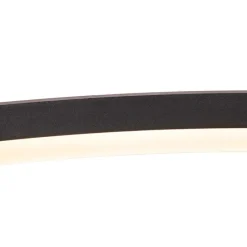 Design Ring-Hängelampe schwarz 80cm inkl. LED und Dimmer - Anello
