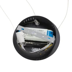 Design Ring-Pendelleuchte Schwarz 60cm inkl. LED und Dimmer - Anello