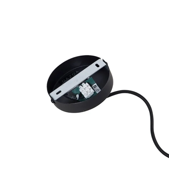 Design runde Hängelampe schwarz 30 cm - Wire Dos