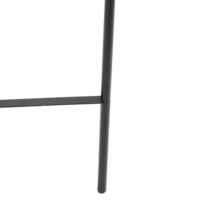 Design Stehlampe schwarz mit Rauchglas - Bliss