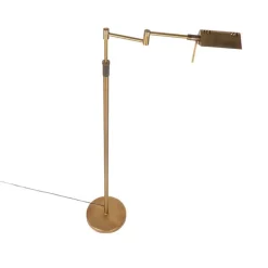 Design Stehleuchte Bronze inkl. LED mit Touch Dimmer - Notia
